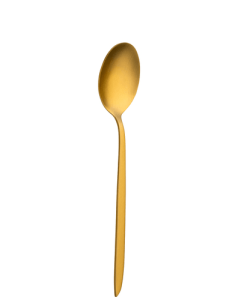 Orca Matt Gold Dessert Spoon