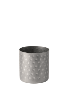 Vintage Steel Hammered Chip Cup 3.5" (8.5cm)
