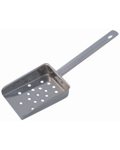Flat Handled Stainless Steel Chip Scoop