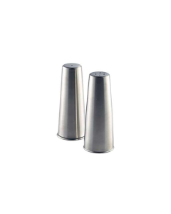GenWare Stainless Steel Conical Salt & Pepper Set 4 x 12cm