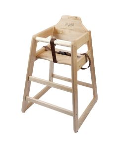 Wooden High Chair (Light Wood)