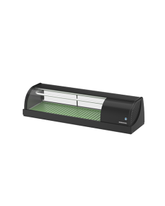 HNC-120BE-R-BLH SUSHI DISPLAY CASE WITH LED LIGHTING, RIGHT-SIDED