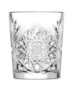 Hobstar Double Old Fashioned Whisky Glass 12.25oz