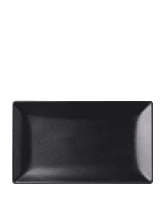 Noir Rectangular Black Plate 10 x 5.75"