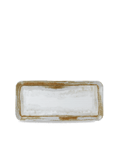 Sandstone Organic Coupe Rect Platter 13 3/4X6 1/4" Box 6