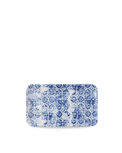 The Maker's Collection Porto Blue Organic Recangular Platter 27cm x 16cm 10 5/8" x 6 1/4"