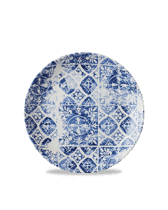 The Maker's Collection Porto Blue Coupe Plate 16.5cm 6 1/2"