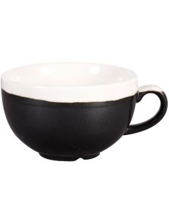 Churchill 8oz Monochrome Cappuccino Cup Onyx Black
