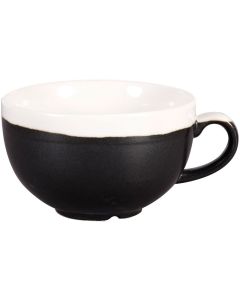 Churchill 12oz Monochrome Cappuccino Cup Onyx Black
