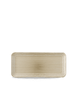 Dudson Harvest Norse Linen Organic Coupe Rect Platter 13 3/4X6 1/4" Box 6