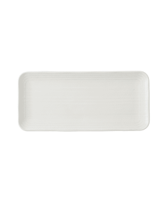 Norse White Organic Coupe Rect Platter 13 3/4X6 1/4" 