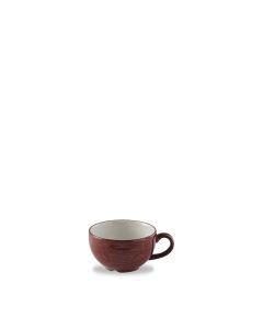 Churchill Super Vitrified Stonecast Patina Cappuccino Cup - Red Rust