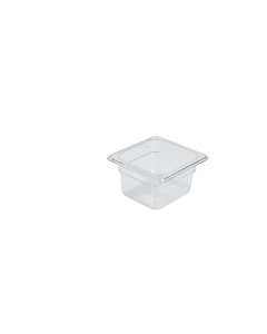 1/6 -Polycarbonate GN Pan 100mm Clear