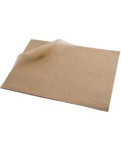 Greaseproof Paper 25 x 20cm (Brown)