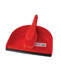 Red Dust Pan & Brush Set