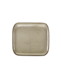 Terra Porcelain Grey Rectangular Plate 34.5 x 23.5cm