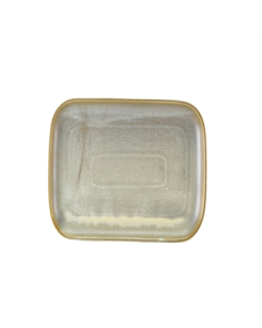 Terra Porcelain Matt Grey Rectangular Plate 34.5 x 23.5cm