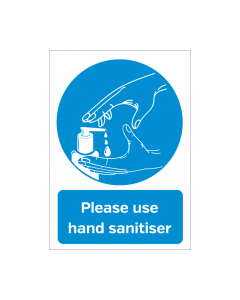 Please Use Hand Sanitiser Vinyl Sticker