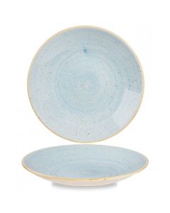 Churchill Stonecast Deep Coupe Plate 8.8" Duck Egg Blue