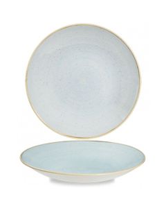 Churchill Stonecast Deep Coupe Plate 11" Duck Egg Blue
