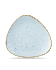 Churchill Stonecast Triangle Plate 7.75" Duck Egg Blue