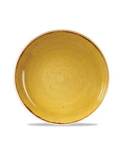 Churchill Stonecast Coupe Bowl 9.75" Mustard Seed Yellow