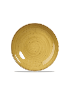 Churchill Stonecast Coupe Plate 6.5" Mustard Yellow