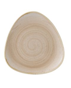Churchill Stonecast Triangle Plate 7.75" Nutmeg Cream