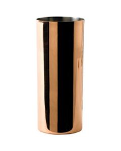 Solid Copper Collins Glass with Nickel Lining 14.75oz