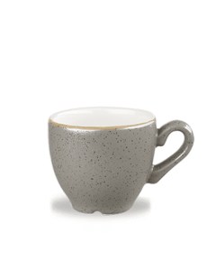 Churchill Stonecast Espresso Cup 3.5oz Peppercorn Grey