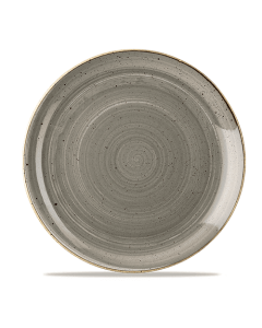 Churchill Stonecast Coupe Plate 11.25" Peppercorn Grey
