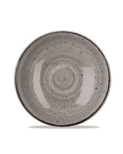 Churchill Stonecast Coupe Bowl 9.75" Peppercorn Grey