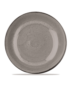 Churchill Stonecast Large Coupe Bowl 12" Peppercorn Grey