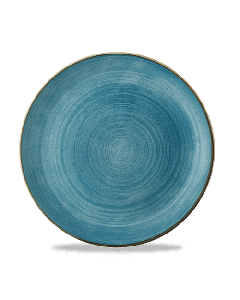 Stonecast Raw Teal Evolve Coupe Plate 10.25" Box 12