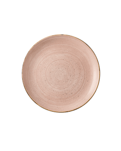 Churchill Stonecast Raw Coupe Plate 11.25" Raw Terracotta