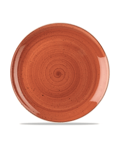 Churchill Stonecast Coupe Plate 11.25" Spiced Orange