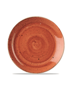 Churchill Stonecast Coupe Plate 8.75" Spiced Orange