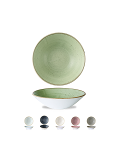 Stonecast Deep Coupe Plate 8.67" - Various Colours
