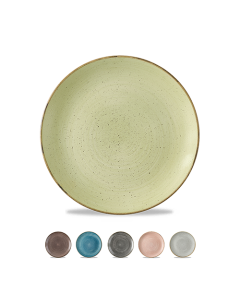 Stonecast Raw Large Coupe Plate 11.25" - Various Colours