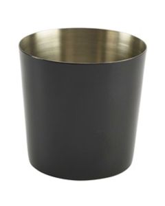 Coloured Serving Cups - Plain Black