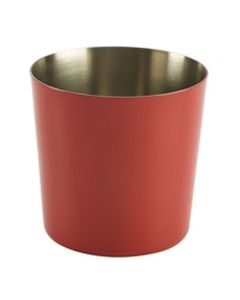 Coloured Serving Cups - Plain Red