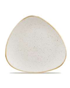 Churchill Stonecast Triangle Plate 10.5" Barley White