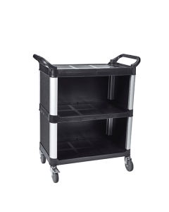 GenWare Small 3 Tier PP Panelled Trolley