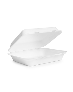 9 x 8in bagasse lunch box