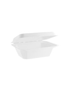 7 x 5in heavy weight regular bagasse clamshell
