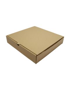 9in brown kraft pizza box