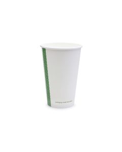12oz white hot cup