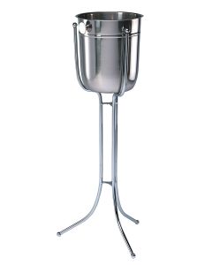 Folding Chrome Plated Wine Bucket Stand