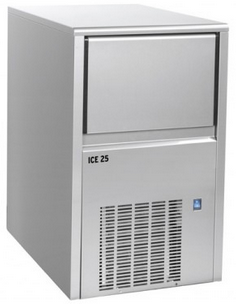 How does a commercial ice maker work?