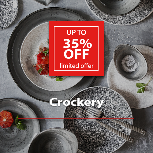 Explore our discounted Crockery Range!